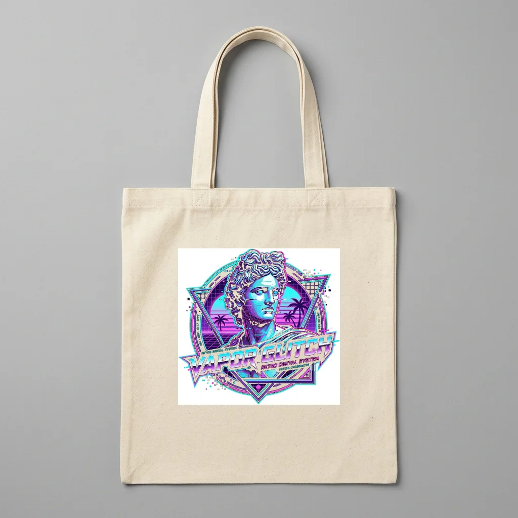 Spectral Bear Star Constellation — Organic Cotton Canvas Tote Bag (Natural)
