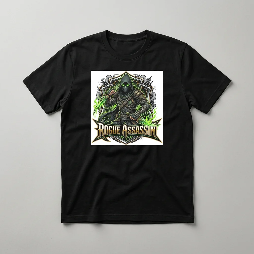 Phantom Stag Moonlit Antlers — Classic Streetwear T-Shirt (Jet Black)