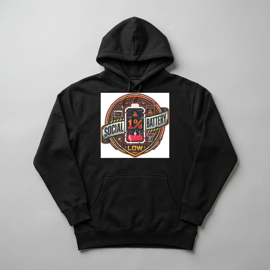 Vintage Garage Mechanics Club — Heavyweight Pullover Hoodie (Charcoal Black)