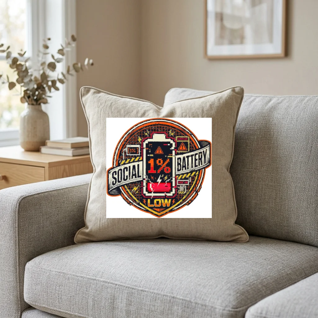 Vintage Garage Mechanics Club — Square Linen Throw Pillow 18x18 (Natural Linen)