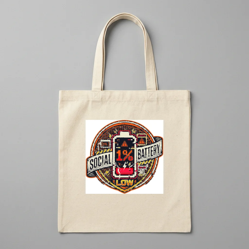 Vintage Garage Mechanics Club — Organic Cotton Canvas Tote Bag (Natural)
