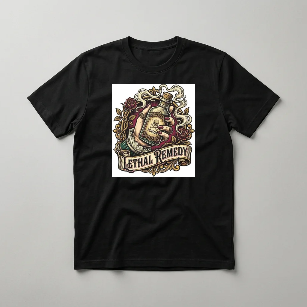 Backroad Therapy Open Highway — Classic Streetwear T-Shirt (Jet Black)