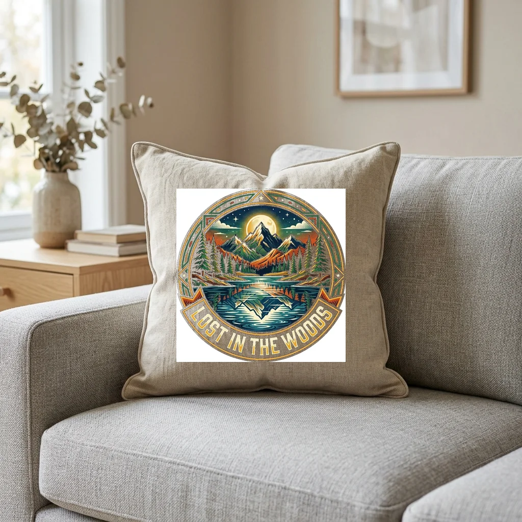 Weekend Mechanic Broken Knuckles — Square Linen Throw Pillow 18x18 (Natural Linen)