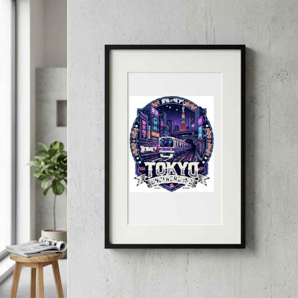 Anxious But Well Dressed — Gallery Framed Art Poster (Exhibition Frame)