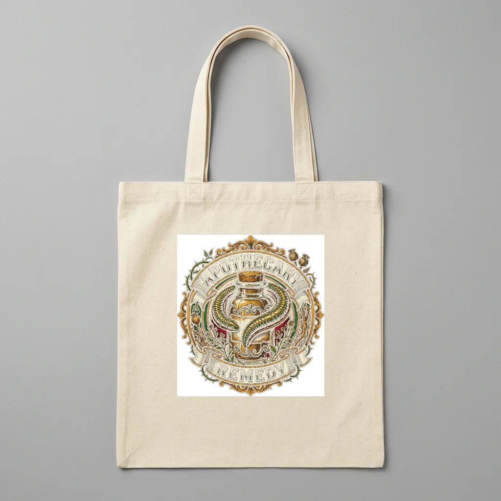 Caffeine & Horsepower Supply Co — Organic Cotton Canvas Tote Bag (Natural)