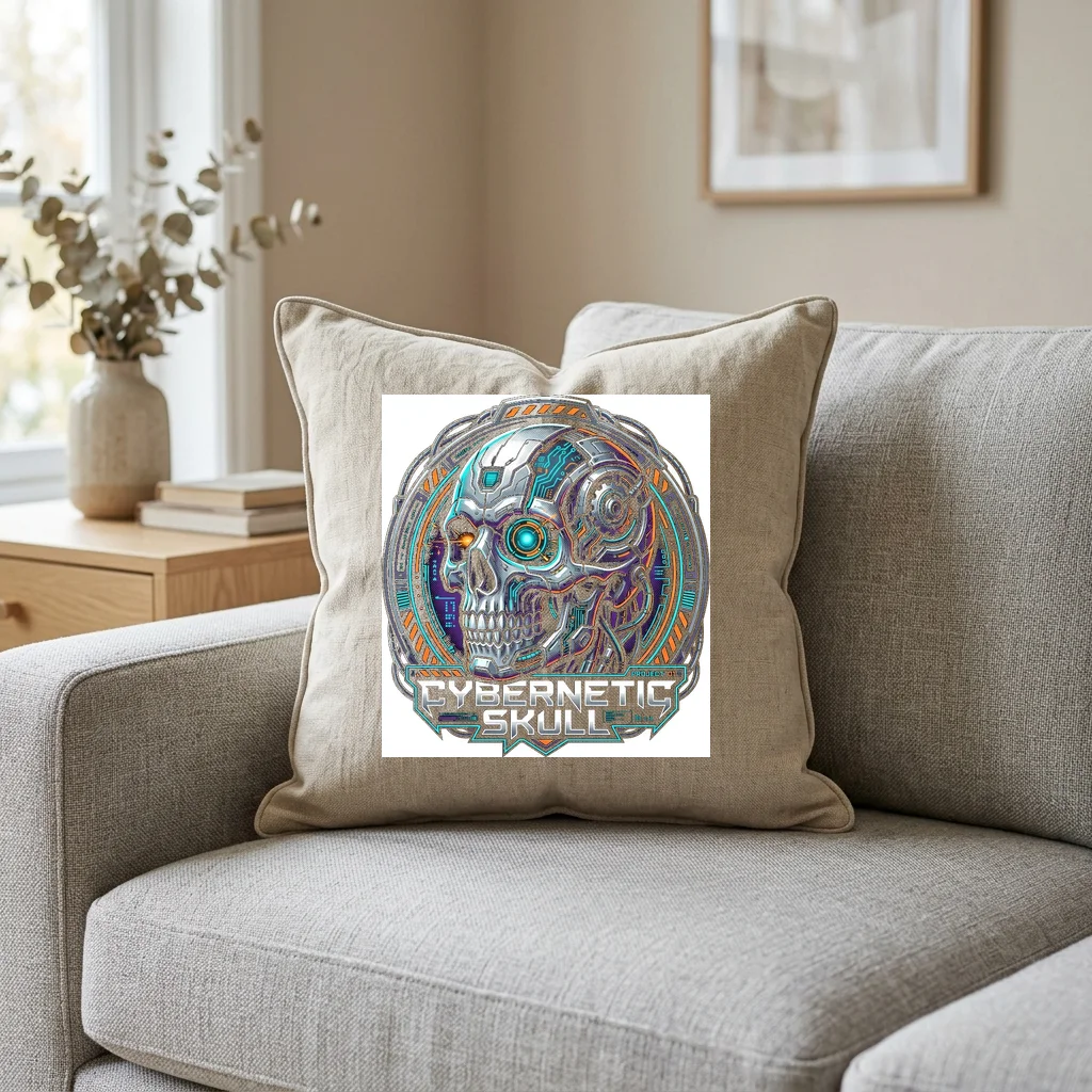 Golden Retriever Sunshine Soul — Square Linen Throw Pillow 18x18 (Natural Linen)