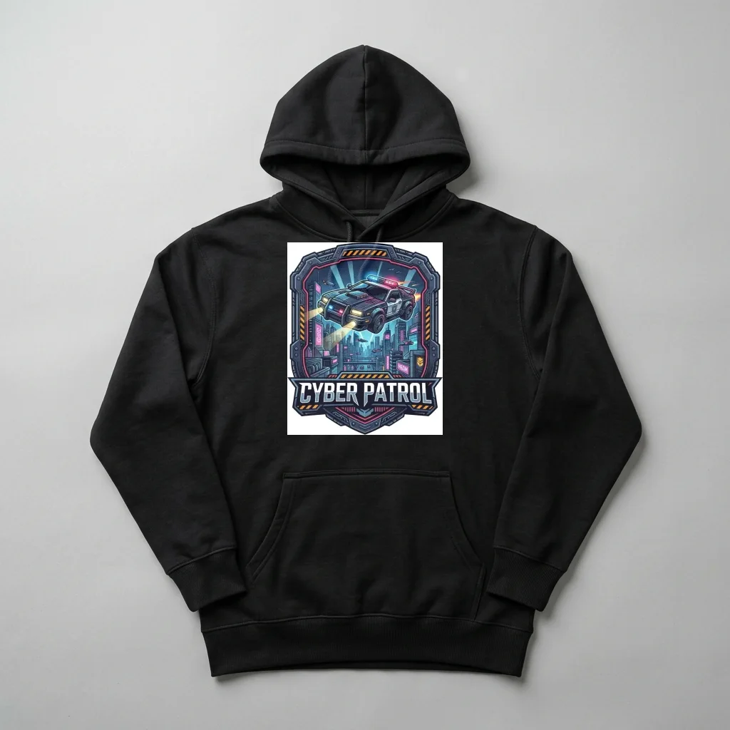 Kitten Chaos Claws & Fangs — Heavyweight Pullover Hoodie (Charcoal Black)