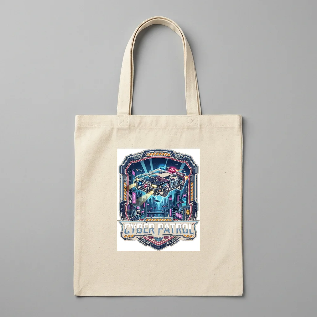 Kitten Chaos Claws & Fangs — Organic Cotton Canvas Tote Bag (Natural)