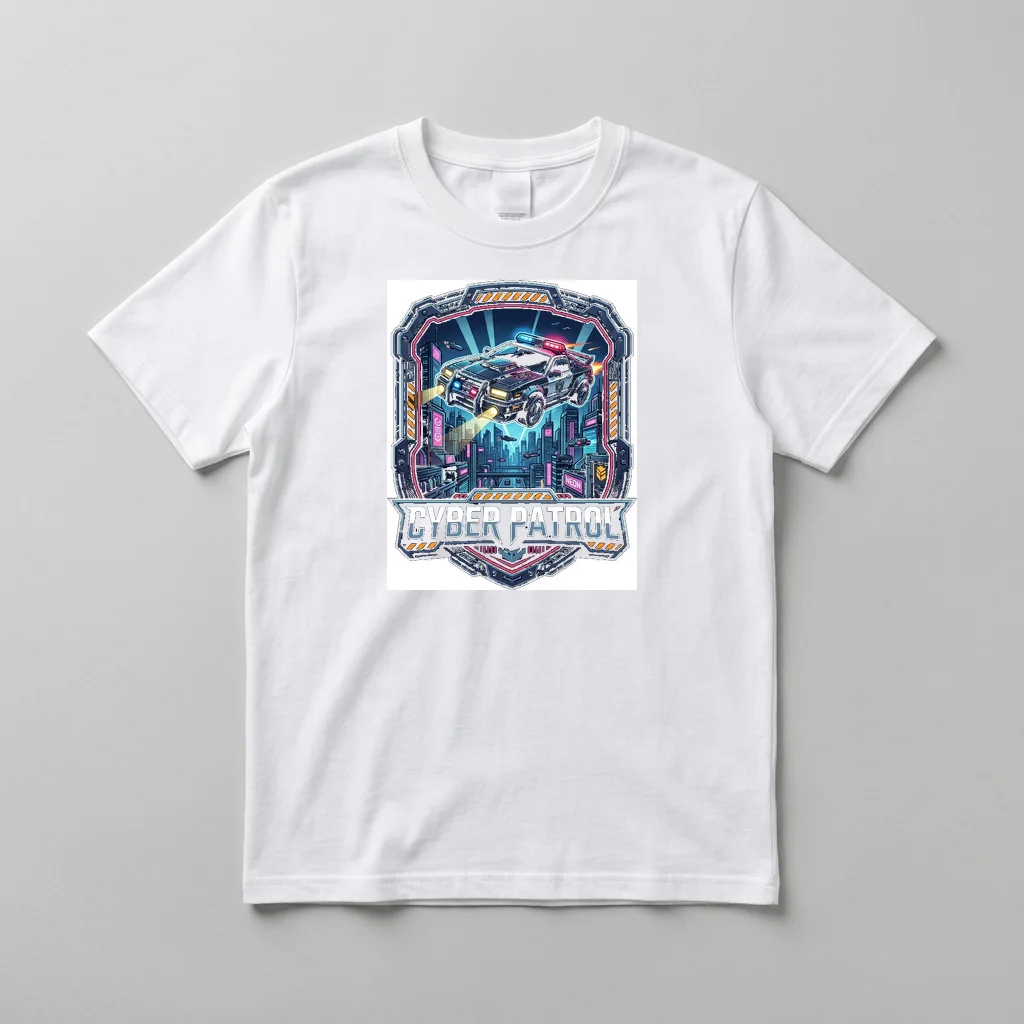 Kitten Chaos Claws & Fangs — Everyday Crewneck Tee (Pure White)