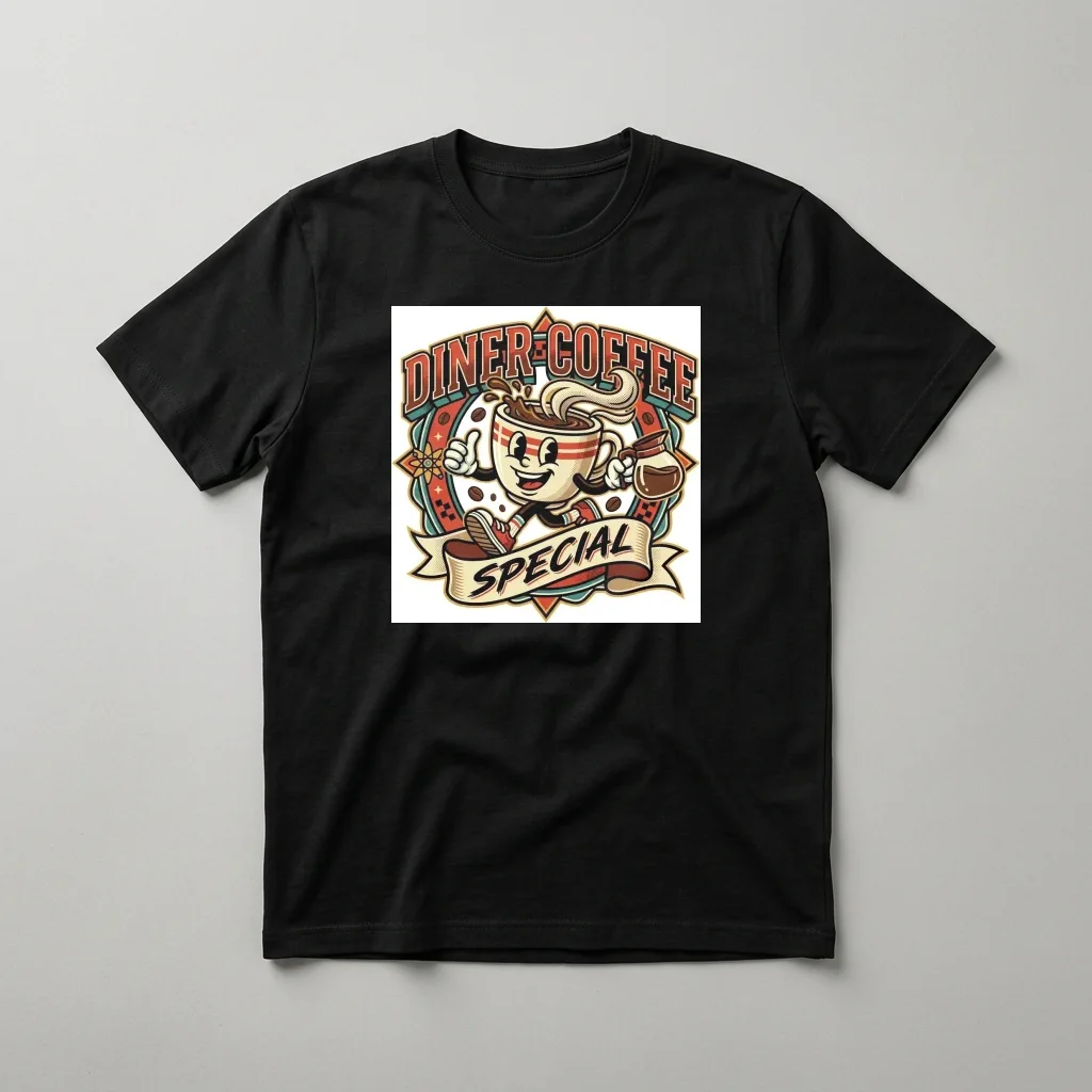 Ninja Cat Shadow Pounce — Classic Streetwear T-Shirt (Jet Black)