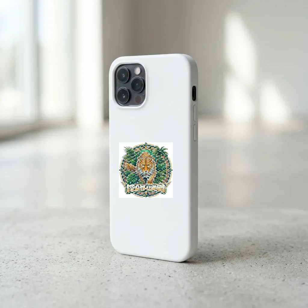Midnight Black Cat Crescent — Impact Snap Smartphone Case