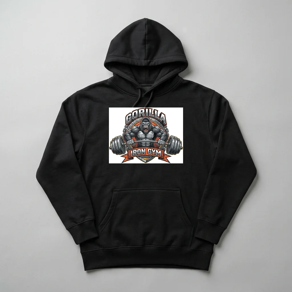 Great Wave Kanagawa Tsunami — Heavyweight Pullover Hoodie (Charcoal Black)