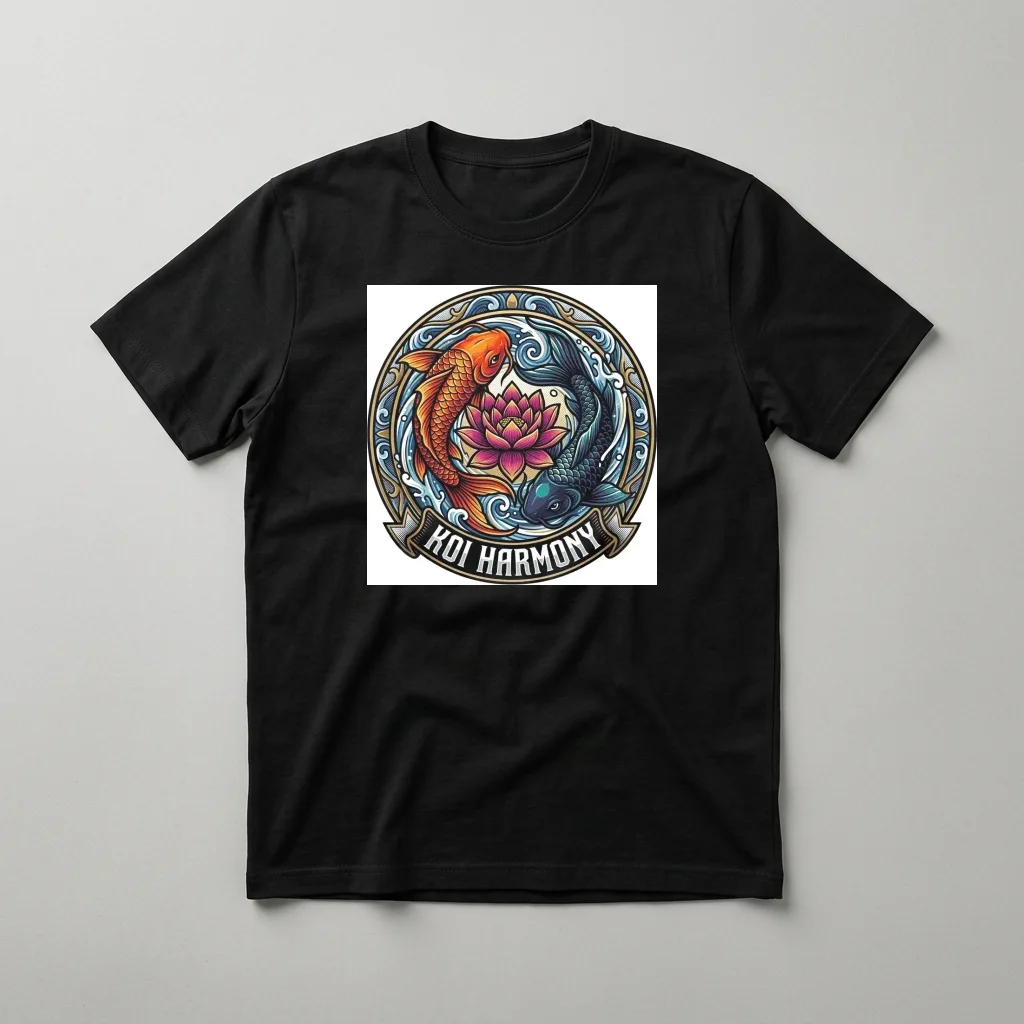 Geisha Blossom Traditional Fan — Classic Streetwear T-Shirt (Jet Black)