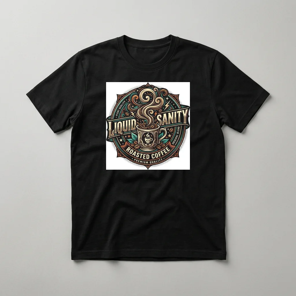 Nightingale Singing Plum Branch — Classic Streetwear T-Shirt (Jet Black)