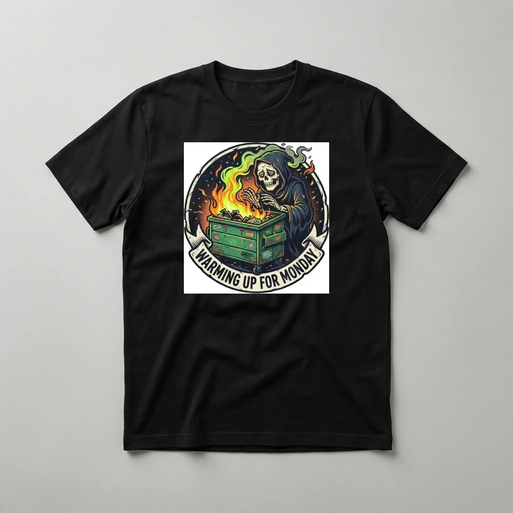 Ronin Drifter Bamboo Hat — Classic Streetwear T-Shirt (Jet Black)