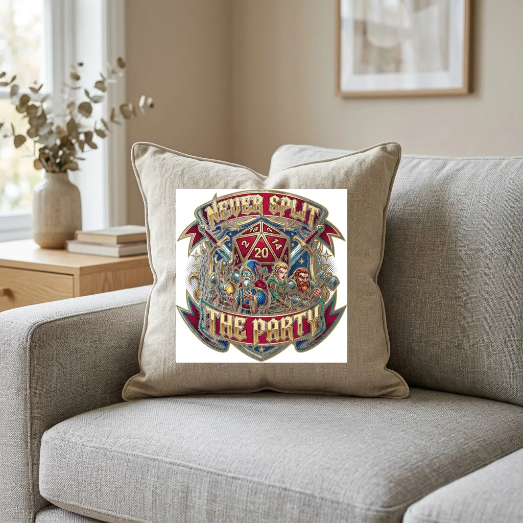 Red Sun Crane Cloud Soar — Square Linen Throw Pillow 18x18 (Natural Linen)
