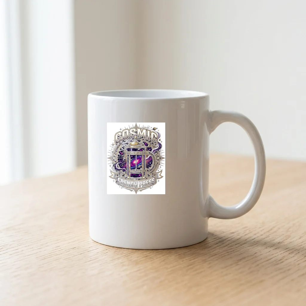 Cherry Petals Wind Gust — Ceramic Coffee Mug 11oz (Glossy White)