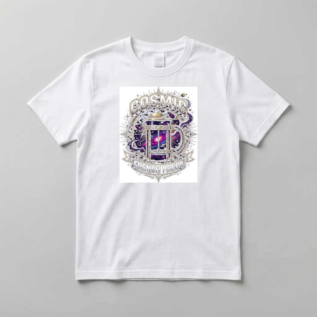 Cherry Petals Wind Gust — Everyday Crewneck Tee (Pure White)