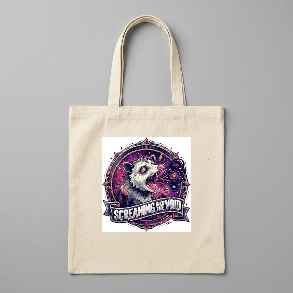 Dragon Smoke Incense Burner — Organic Cotton Canvas Tote Bag (Natural)