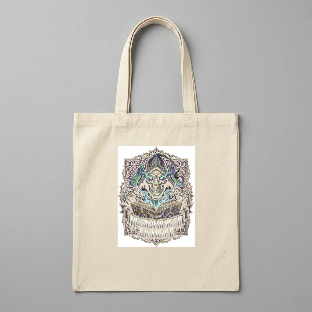 Bonsai Pine Rocky Cliff — Organic Cotton Canvas Tote Bag (Natural)