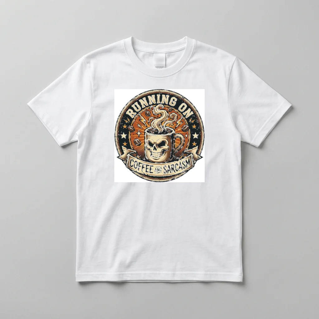 Kanji Character Warrior Heart — Everyday Crewneck Tee (Pure White)