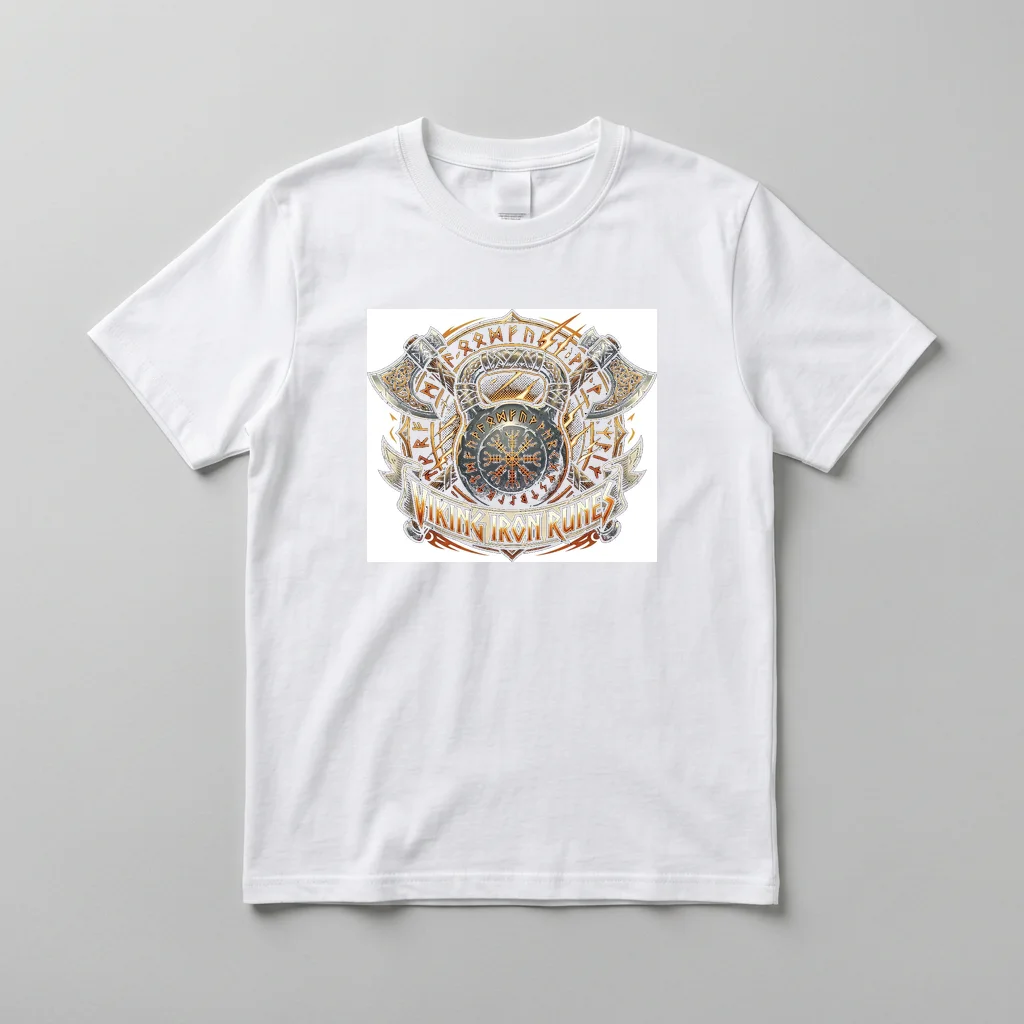 Zen Garden Raked Sand — Everyday Crewneck Tee (Pure White)