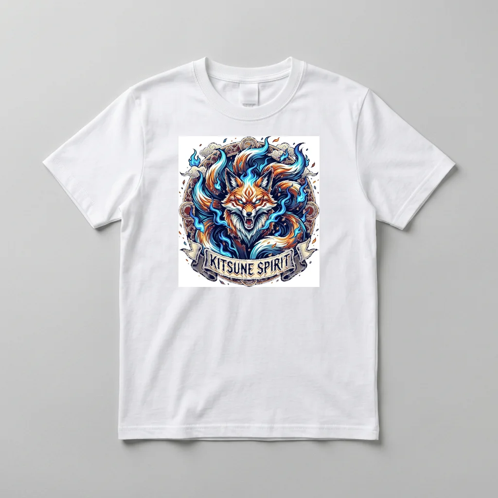 Samurai Armor Crest Helmet — Everyday Crewneck Tee (Pure White)