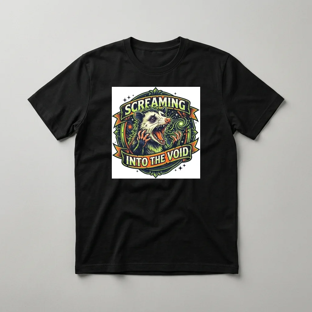 Calligraphy Scroll Ancient Zen — Classic Streetwear T-Shirt (Jet Black)
