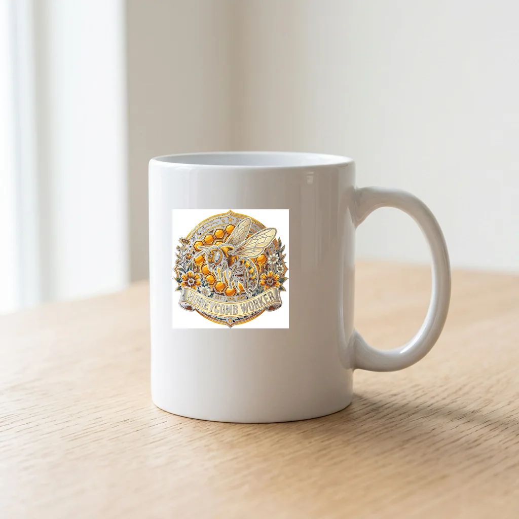 Japanese Crest Kamon Symbol — Ceramic Coffee Mug 11oz (Glossy White)