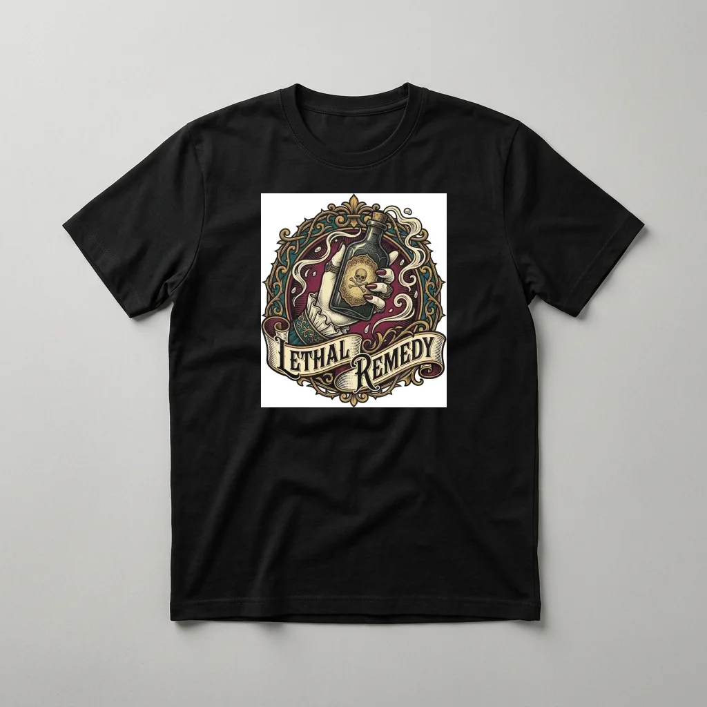 Palm Trees Magenta Sunset — Classic Streetwear T-Shirt (Jet Black)