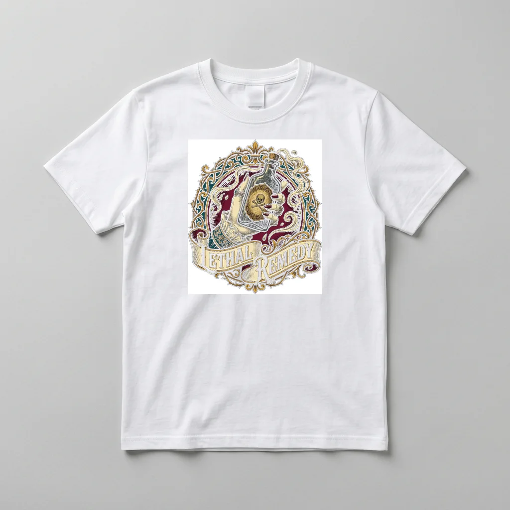 Palm Trees Magenta Sunset — Everyday Crewneck Tee (Pure White)