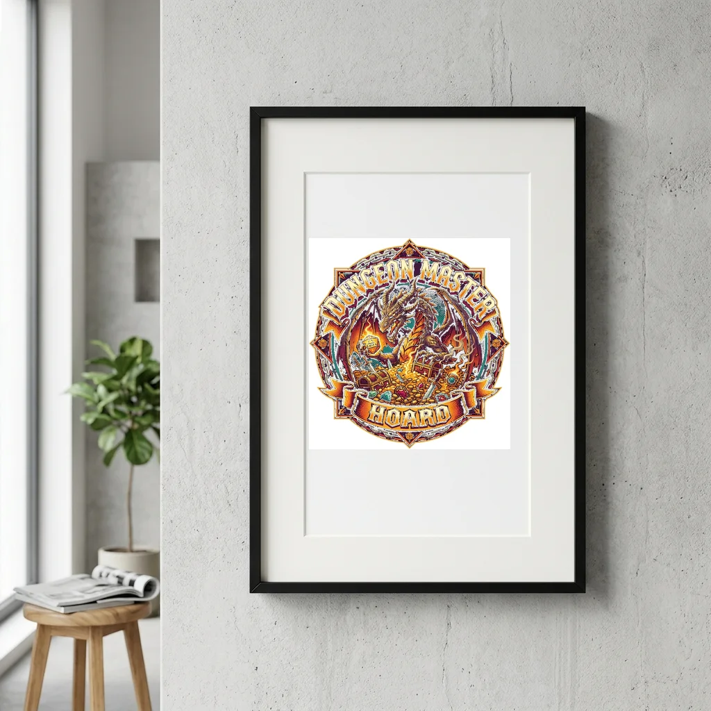 Miami Vice Pastel Neon Nights — Gallery Framed Art Poster (Exhibition Frame)