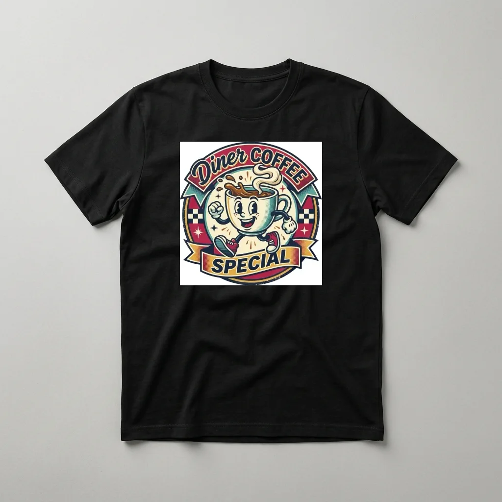 Cyber Sunset Horizon Drive — Classic Streetwear T-Shirt (Jet Black)