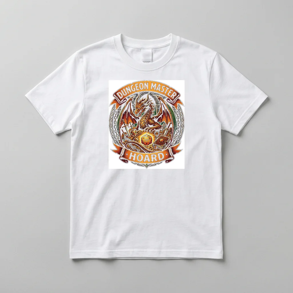 VHS Static Retro Rewind — Everyday Crewneck Tee (Pure White)