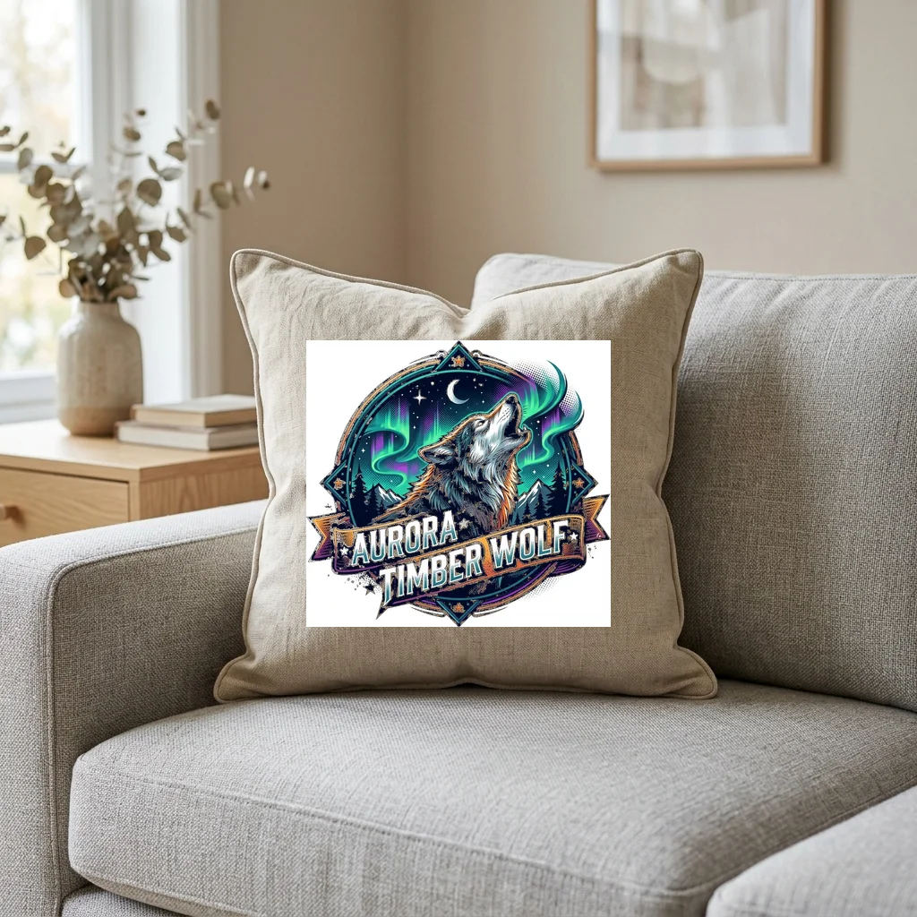 Analog Synthesizer Sound Engine — Square Linen Throw Pillow 18x18 (Natural Linen)