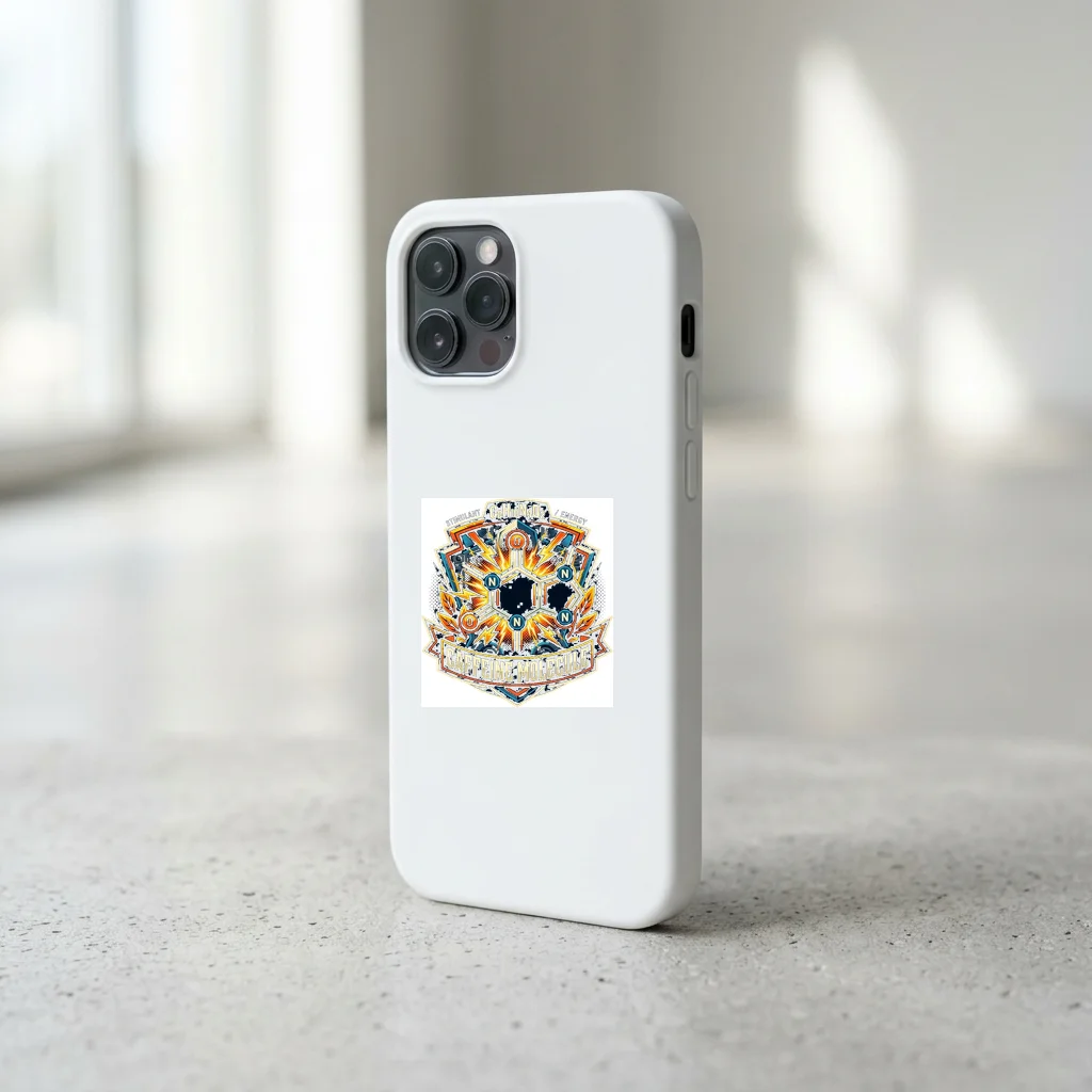 Vector Wireframe Mountains Grid — Impact Snap Smartphone Case