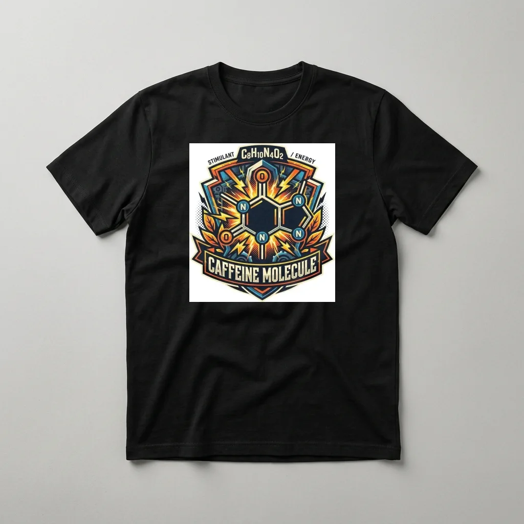 Vector Wireframe Mountains Grid — Classic Streetwear T-Shirt (Jet Black)