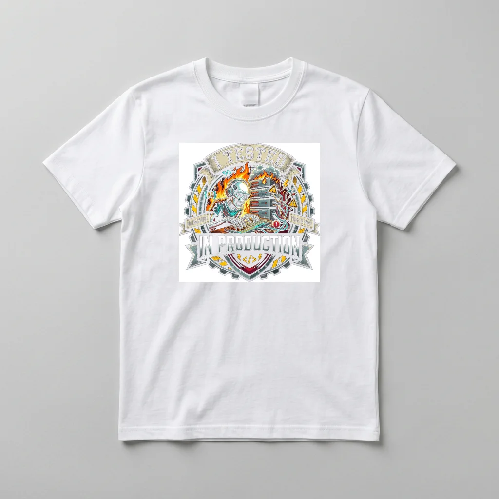 Neon Boulevard Midnight Cruise — Everyday Crewneck Tee (Pure White)
