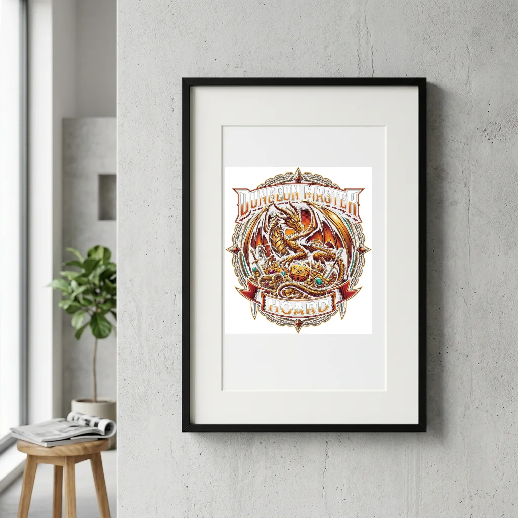 80s Aerobic Neon Colorblock — Gallery Framed Art Poster (Exhibition Frame)
