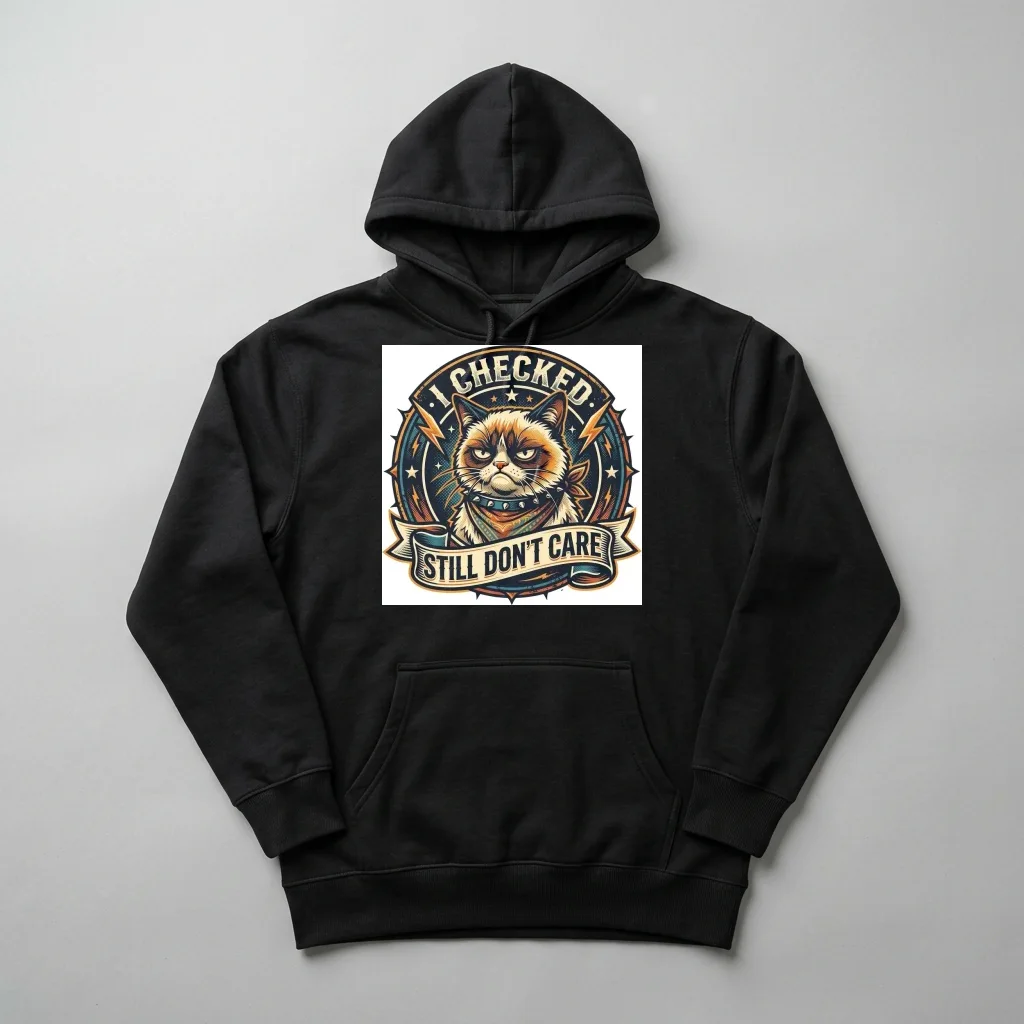 Sunset Grid Over Palm Springs — Heavyweight Pullover Hoodie (Charcoal Black)