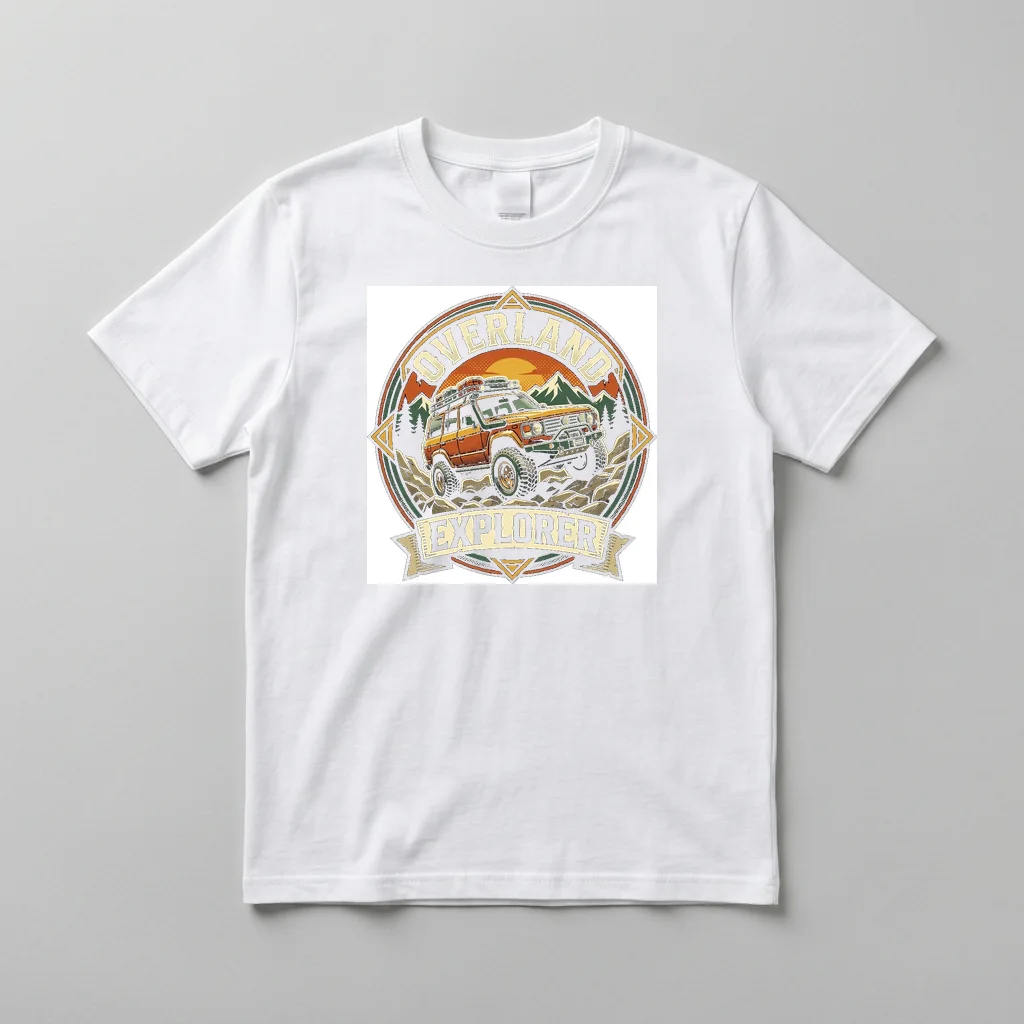 Arcade Neon Token Paradise — Everyday Crewneck Tee (Pure White)