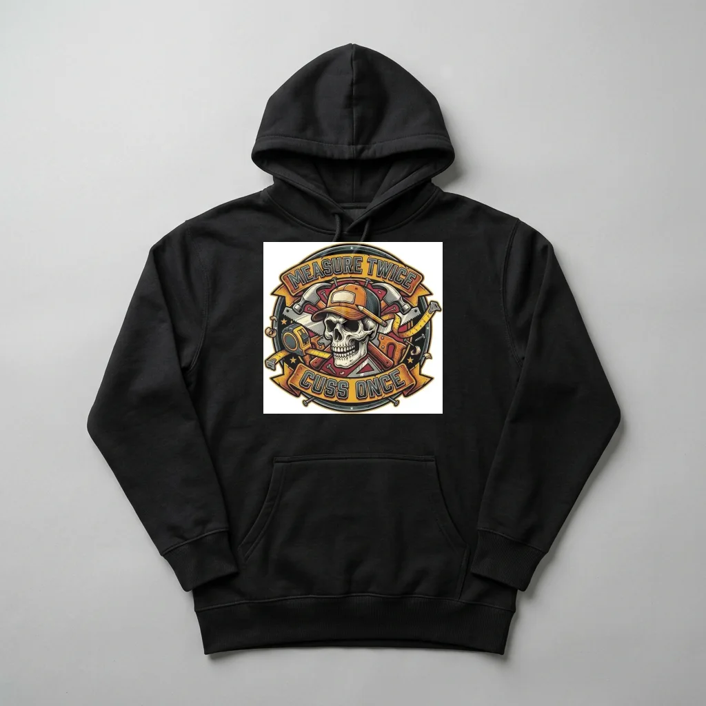 Cyberwave Sunglasses Reflection — Heavyweight Pullover Hoodie (Charcoal Black)