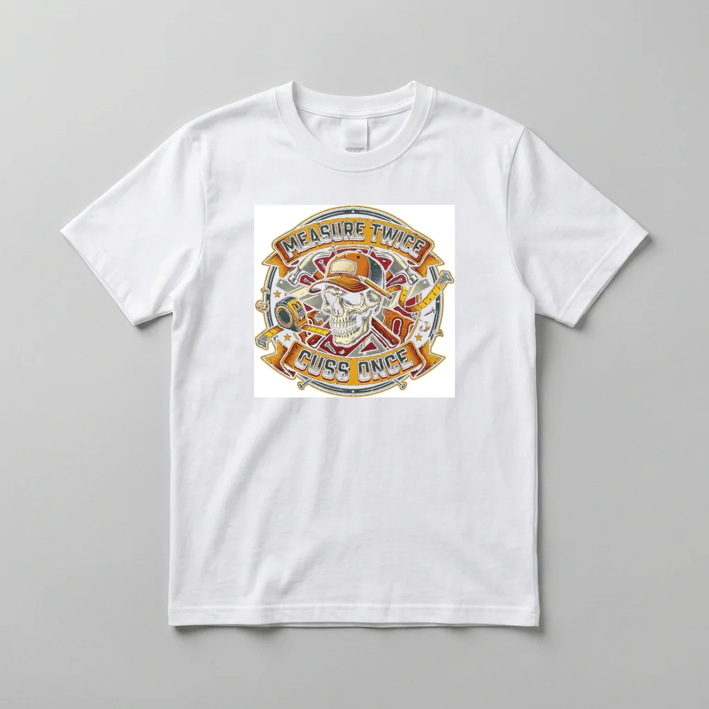 Cyberwave Sunglasses Reflection — Everyday Crewneck Tee (Pure White)