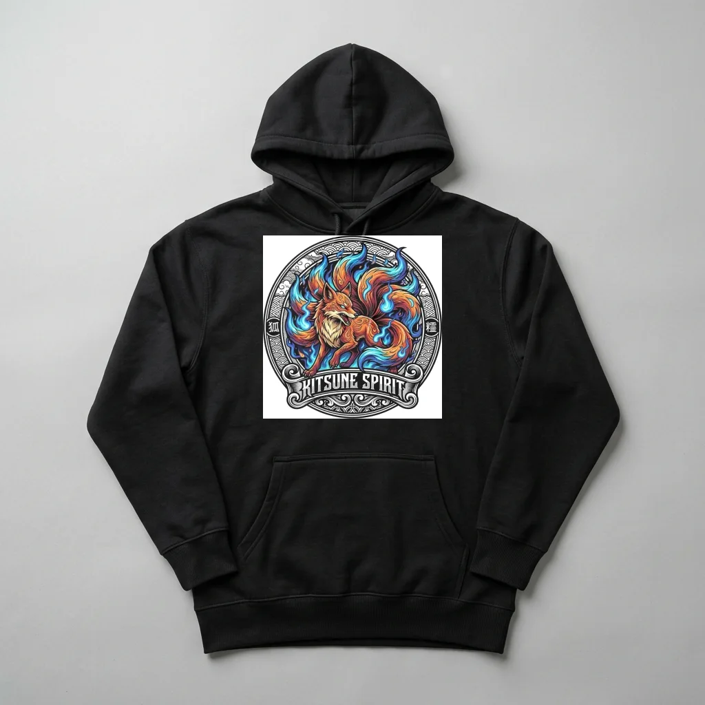 Neon Palms Sunset Beach — Heavyweight Pullover Hoodie (Charcoal Black)
