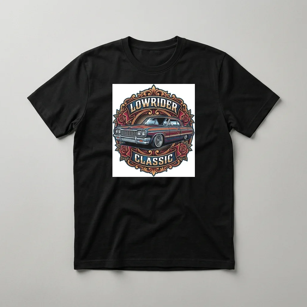 Retro Sports Car Pop-Up Lights — Classic Streetwear T-Shirt (Jet Black)