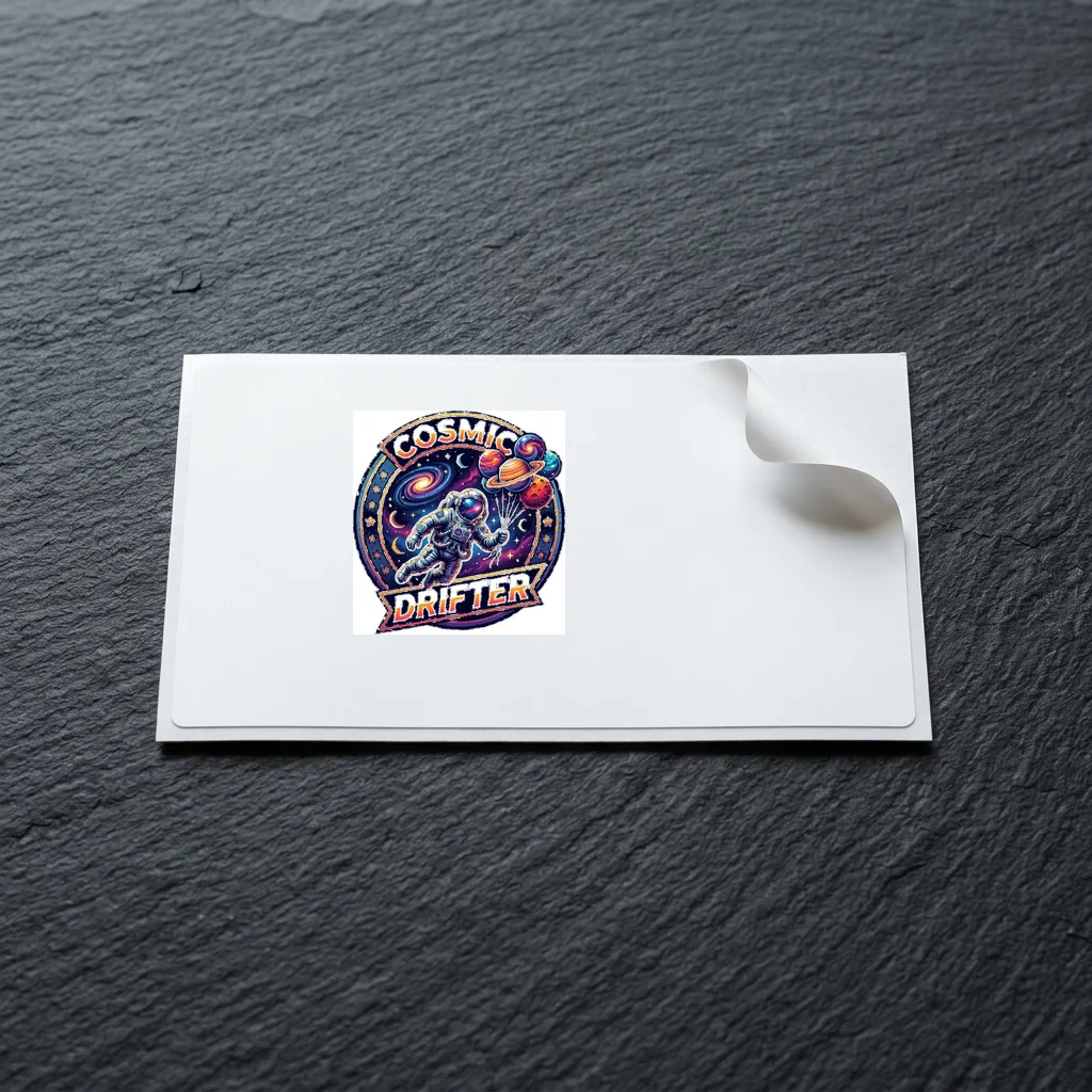 Synthwave Moon Neon Reflection — Die-Cut Matte Vinyl Sticker (4-Inch)