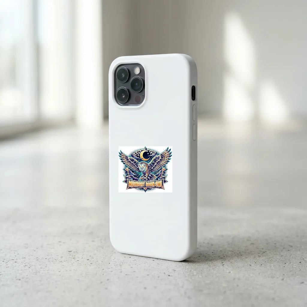 Wireframe Cyber City Matrix — Impact Snap Smartphone Case