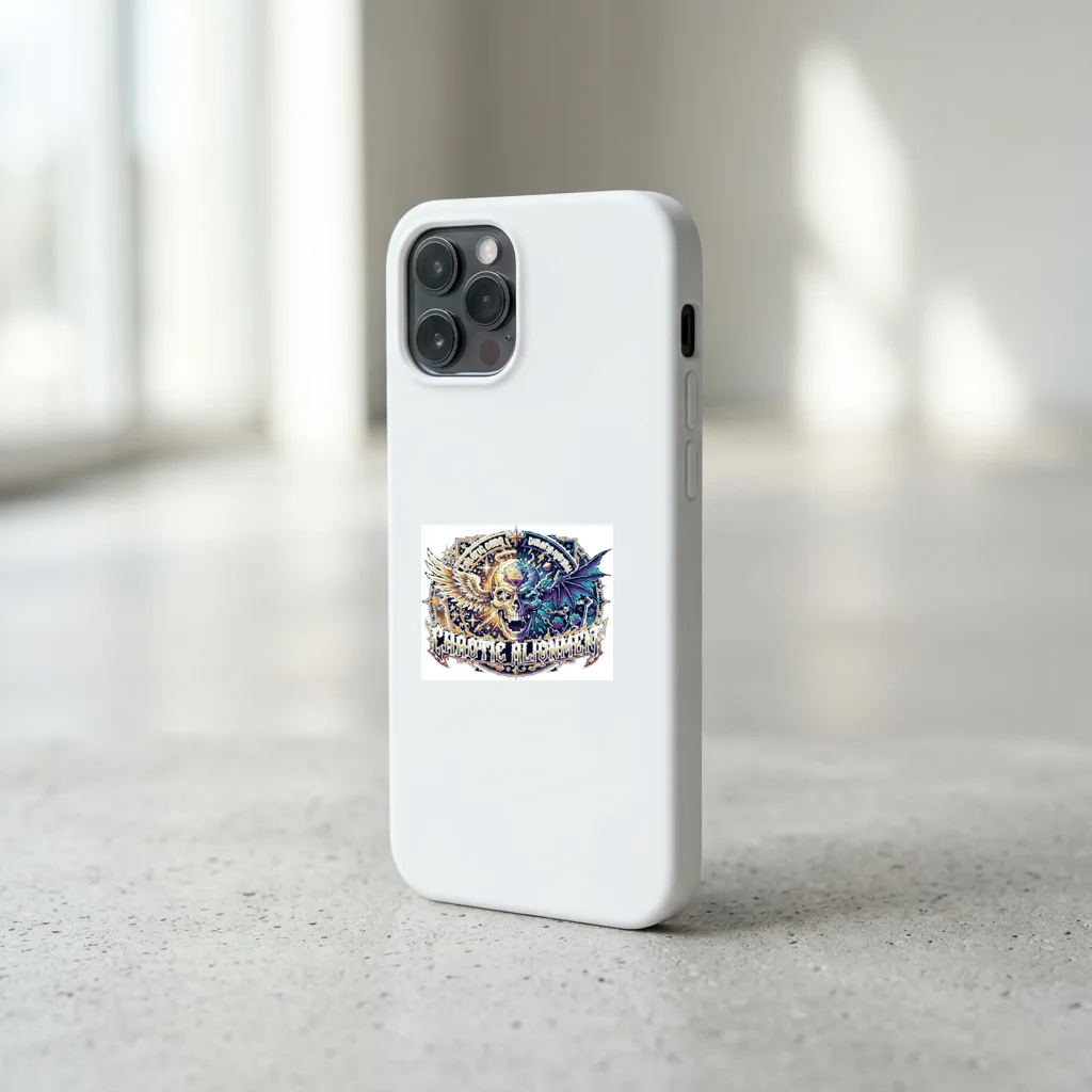 Neon Laser Beam Grid Line — Impact Snap Smartphone Case