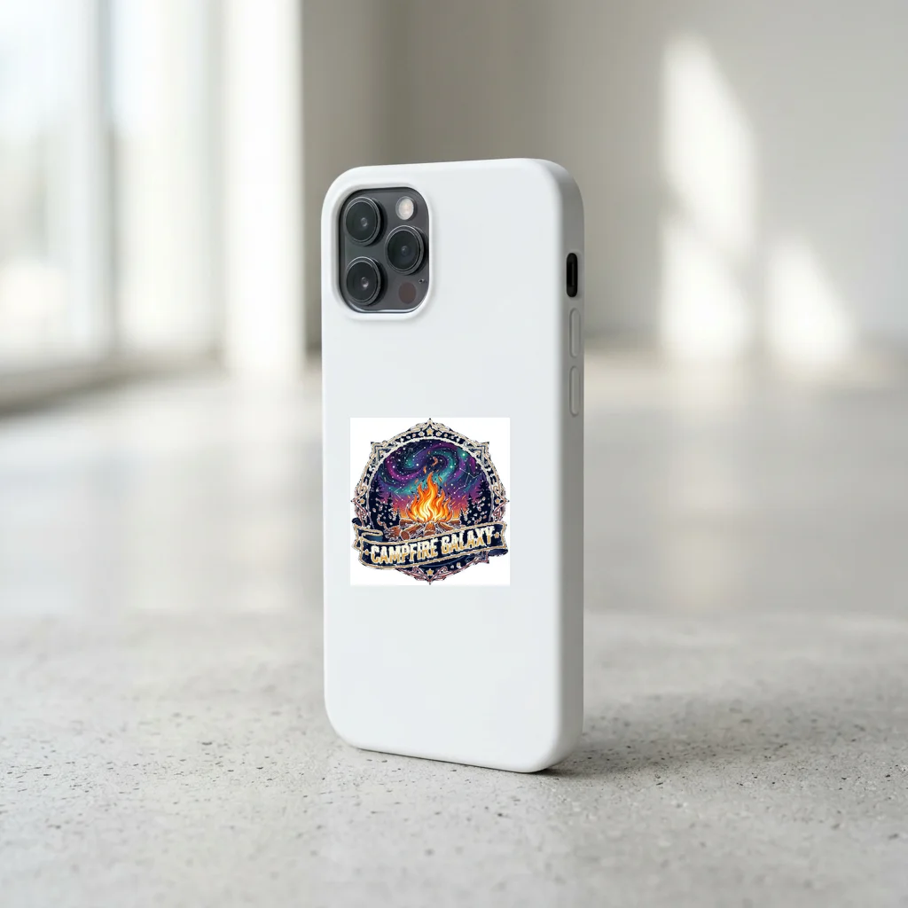 Retro Horizon Sunburst Gradient — Impact Snap Smartphone Case