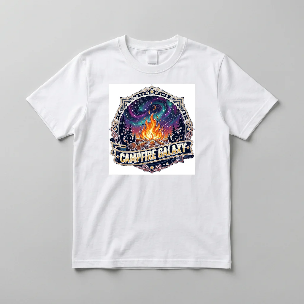 Retro Horizon Sunburst Gradient — Everyday Crewneck Tee (Pure White)